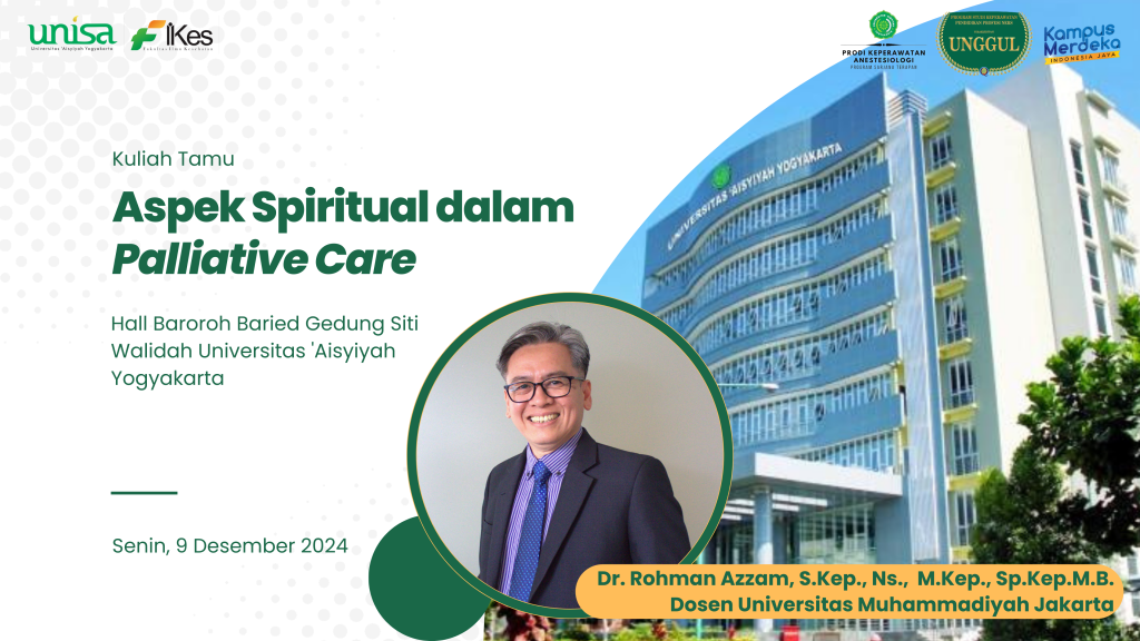 Kuliah Tamu “Aspek Spiritual dalam Palliative Care”